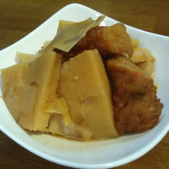 筍とさつま揚げの土佐煮！